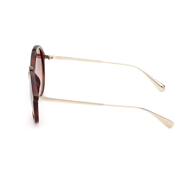 MAX&Co Sunglasses M00109 52F - DARK HAVANA / SHINY PALE GOLD . Size: 56:19:140MM - Picture 6 of 12